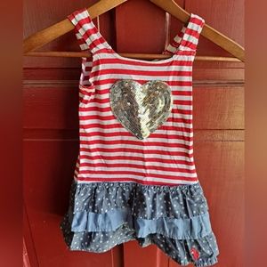 US Polo Assn. Red white and blue patriotic dress